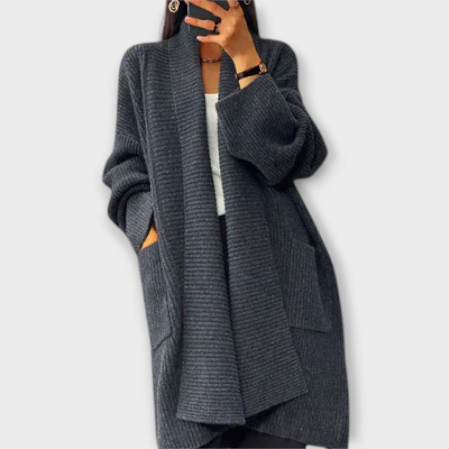 Euphemia - Long Knitted Cardigan