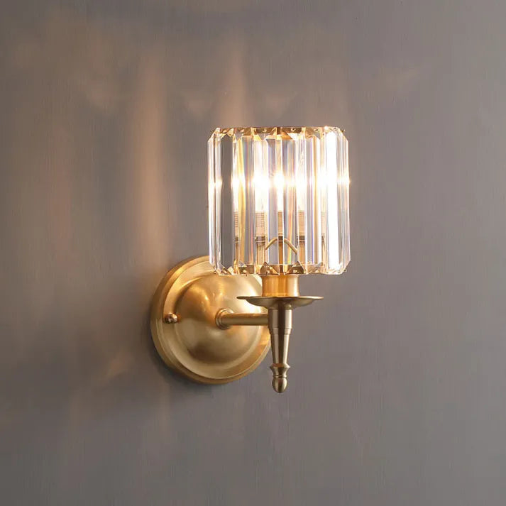 GlowVintage – Luksusowa Kryształowa Lampa Ścienna