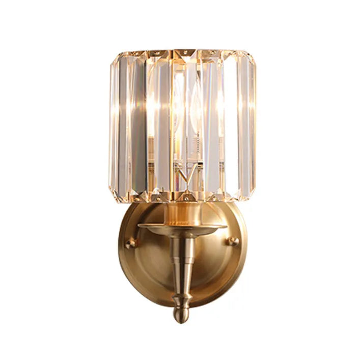 GlowVintage – Luksusowa Kryształowa Lampa Ścienna