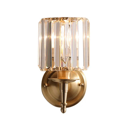 GlowVintage – Luksusowa Kryształowa Lampa Ścienna