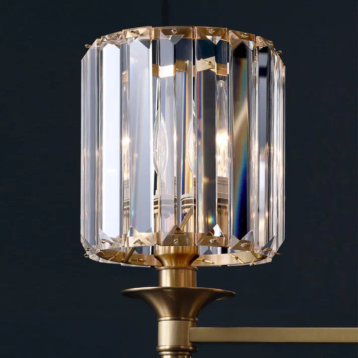 GlowVintage – Luksusowa Kryształowa Lampa Ścienna