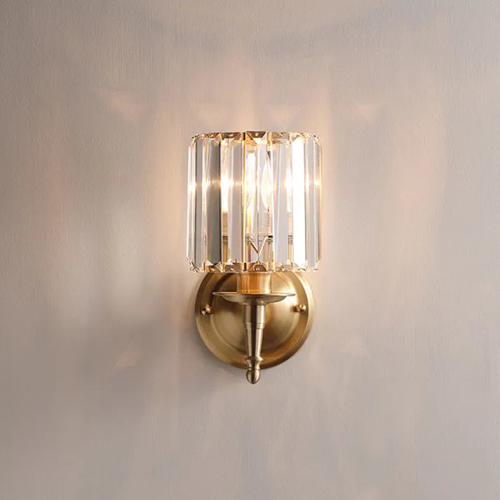 GlowVintage – Luksusowa Kryształowa Lampa Ścienna