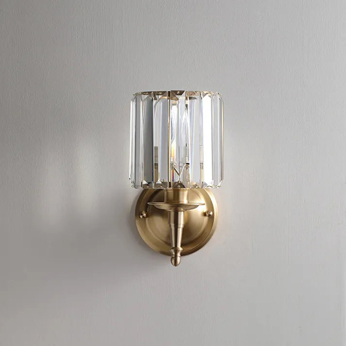 GlowVintage – Luksusowa Kryształowa Lampa Ścienna
