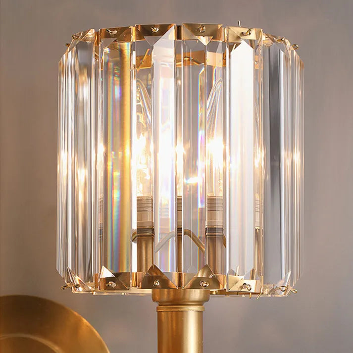 GlowVintage – Luksusowa Kryształowa Lampa Ścienna