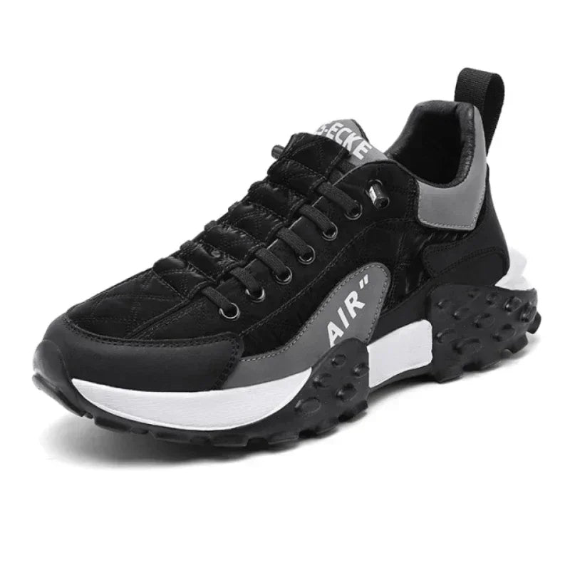 Men’s Chunky Sneakers Textured Sole Panelled Street Design