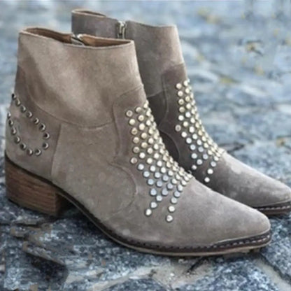 Annie | Ankle Boots with Studs