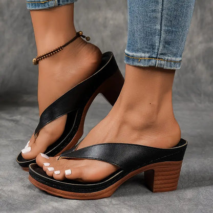 Clara - Ortopædiske sandaler med hæl