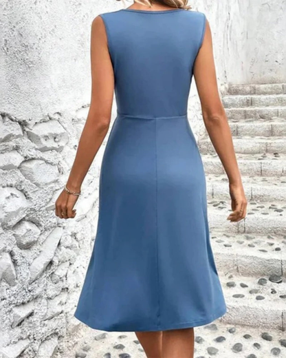 Dalia Damen Midi Kleid | V-Ausschnitt, Sommerlich 5