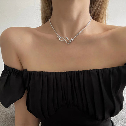 Dame halskæde | Elegant halskæde med zircon lukning