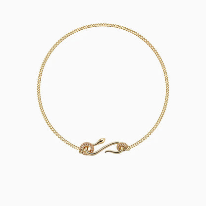 Dame halskæde | Elegant halskæde med zircon lukning