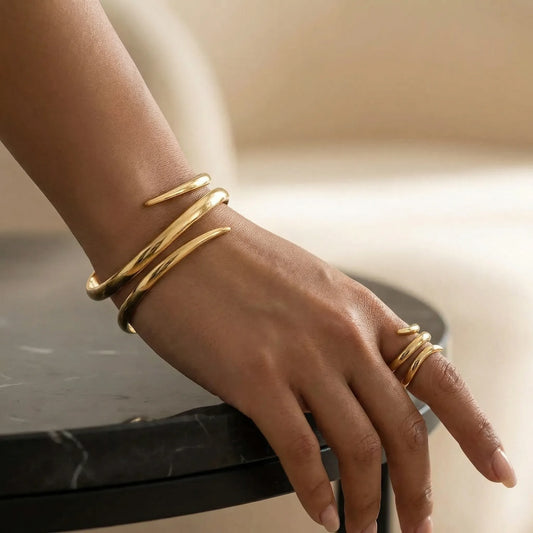 Dame smykkesæt | Halskæde og armbånd med minimalistisk design