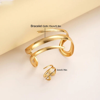 Dame smykkesæt | Halskæde og armbånd med minimalistisk design
