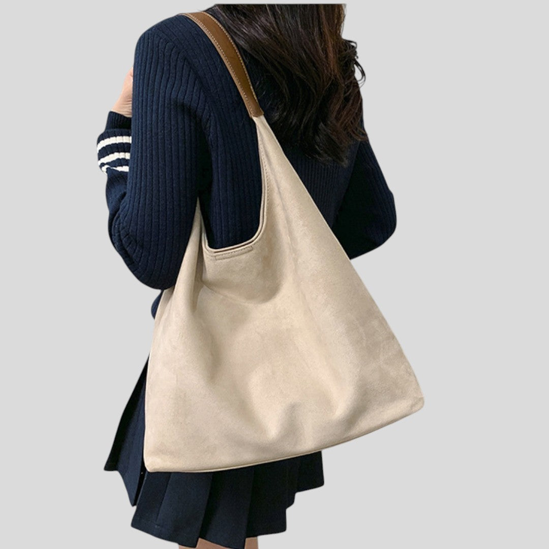 Damen Handtasche mit Tragehenkel - Elegante Handtasche - Breiter Schulterriemen