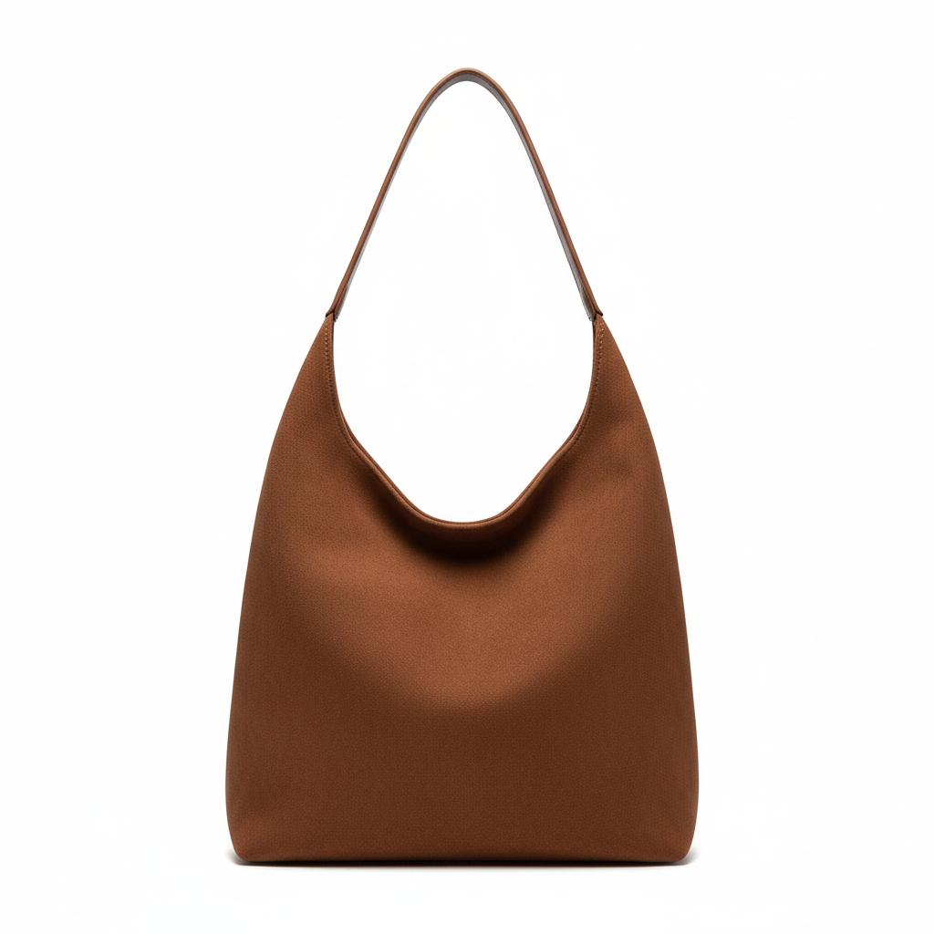 SUENTA Damen Hobo Bag Geräumige Wildledertasche Breiten Schultergurts Weichen Textur