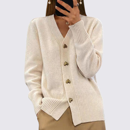 Cardigan femme avec boutonnage – Cardigan en maille – Col en V