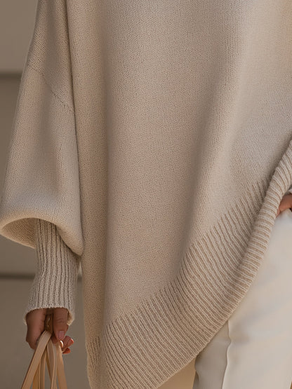 Damen Oversized Strickpullover | Langarmher