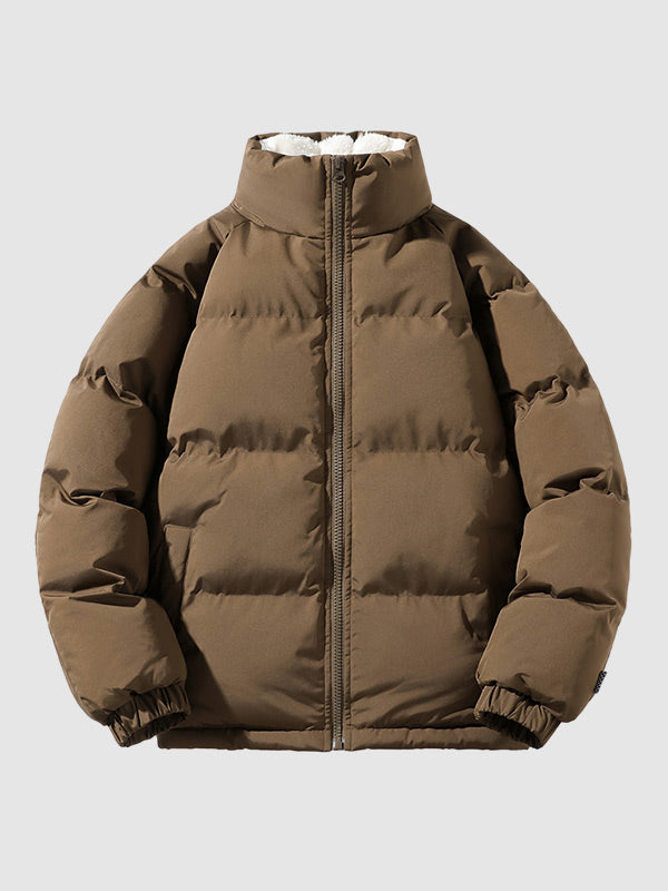 Pufferjacke Herren Fleece-gefütterte und Wattiert