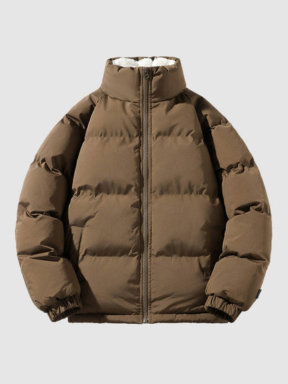 Pufferjacke Herren Fleece-gefütterte und Wattiert