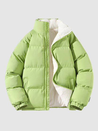 Pufferjacke Herren Fleece-gefütterte und Wattiert