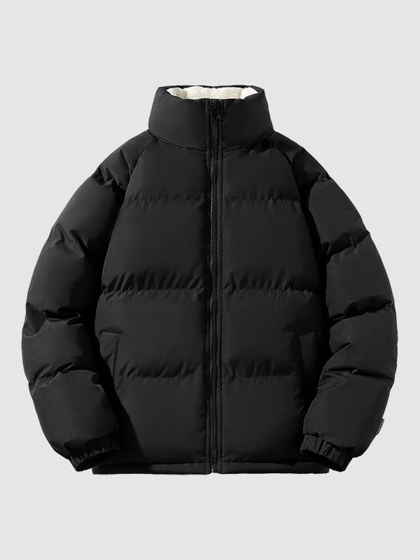Pufferjacke Herren Fleece-gefütterte und Wattiert