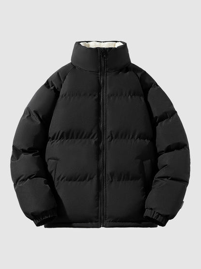 Pufferjacke Herren Fleece-gefütterte und Wattiert
