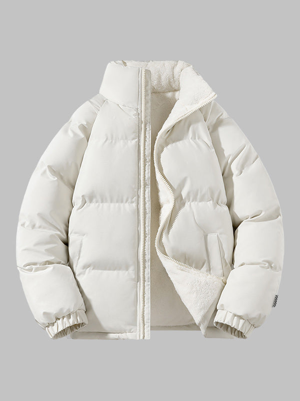 Pufferjacke Herren Fleece-gefütterte und Wattiert