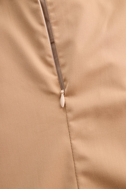 Blouse Élégante Sans Manches pour Femme – Tissu Mélangé avec Détail Noué