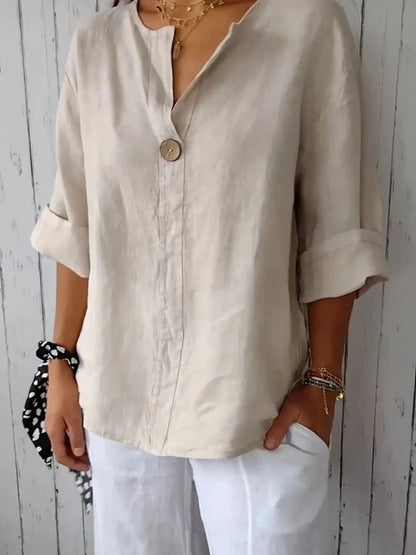 Maelis | Notch Collar Blouse