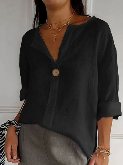 Maelis | Notch Collar Blouse