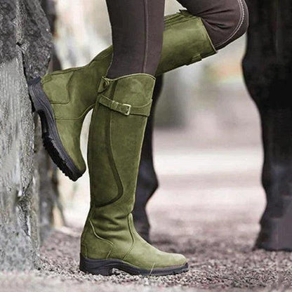 Dames Waterdichte Leren Winter Equestrian Laars met Superieure Isolatie en Duurzaamheid 5