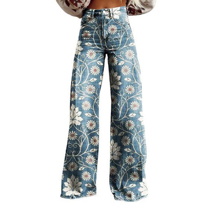 Juliette | Pantalon Floral Élégant