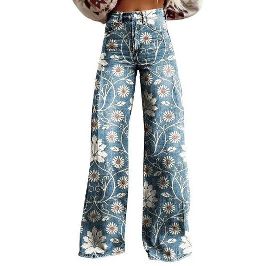 Juliette | Pantalon Floral Élégant