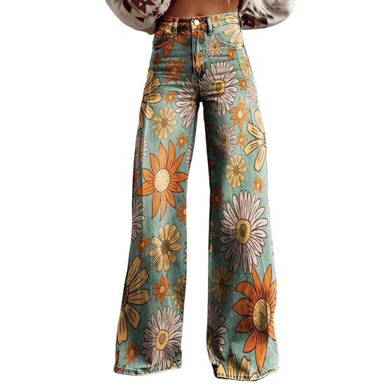 Juliette | Pantalon Floral Élégant