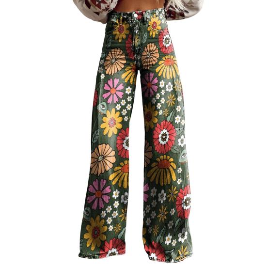 Juliette | Pantalon Floral Élégant