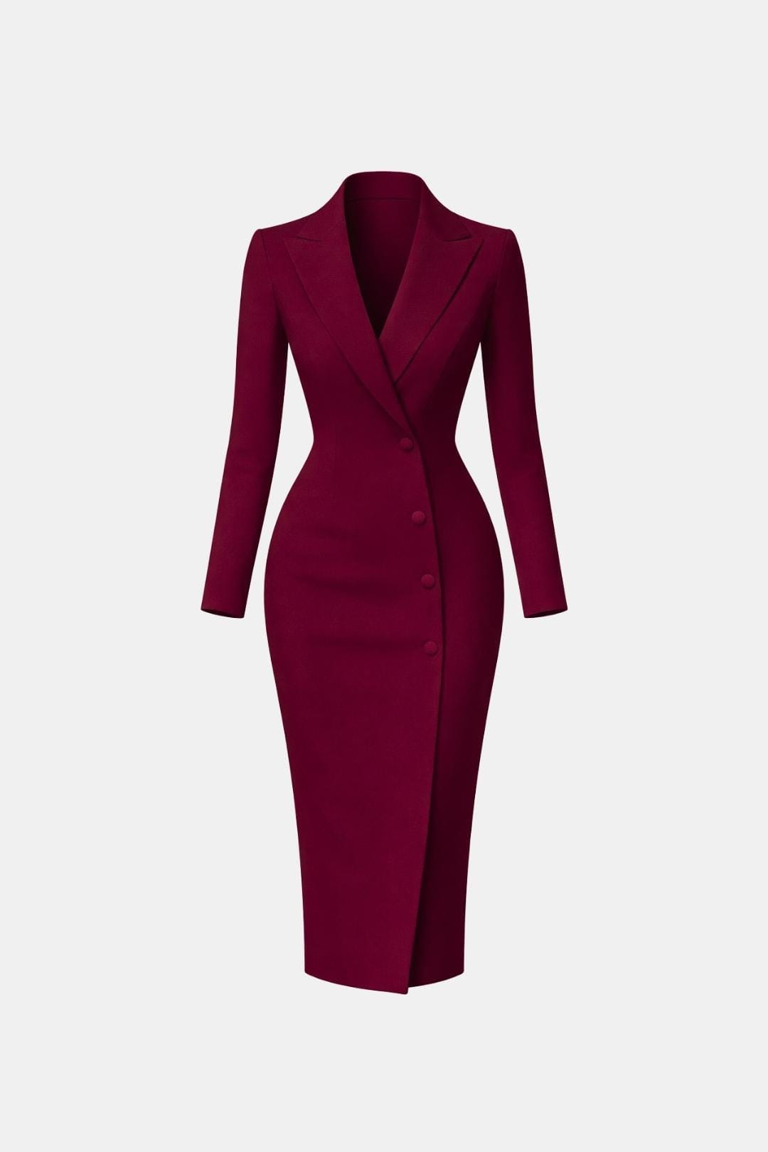 Delia – Tailored Long Sleeve Blazer Dress