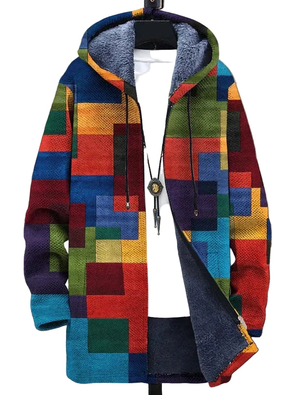 Diego | Unisex-Kapuzenjacke, inspiriert von luxuriöser Kunst
