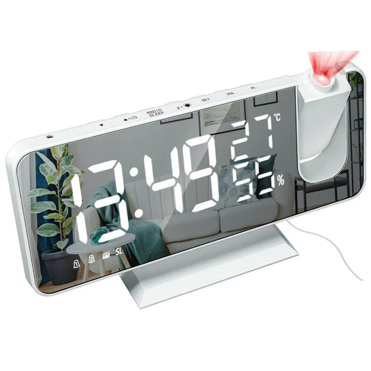 Digitale Projektionsuhr mit LED-Display & FM-Radio Zorenza