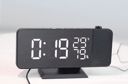Digitale Projektionsuhr mit LED-Display & FM-Radio Zorenza