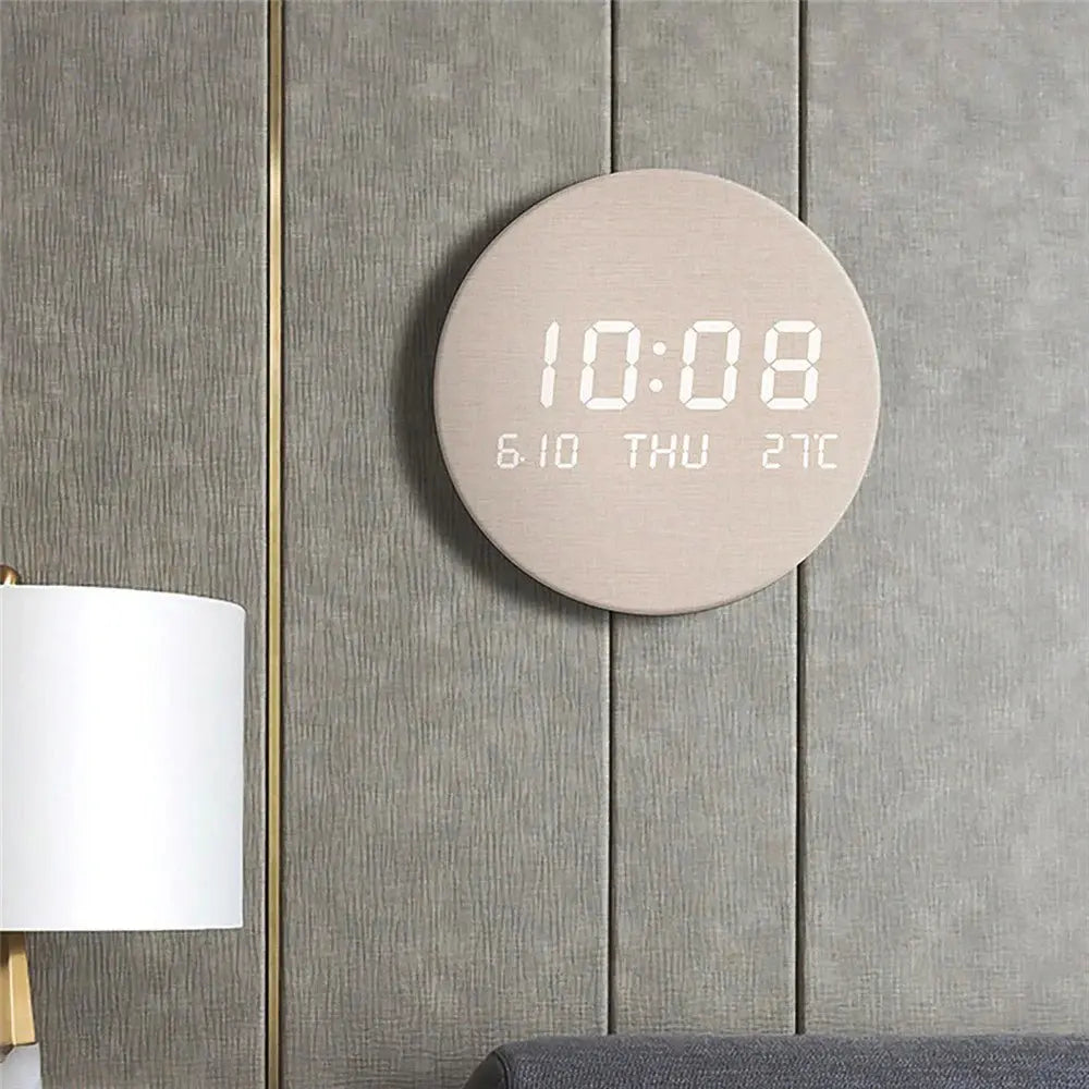 Minimalist Digital Wall Clock for Modern Spaces