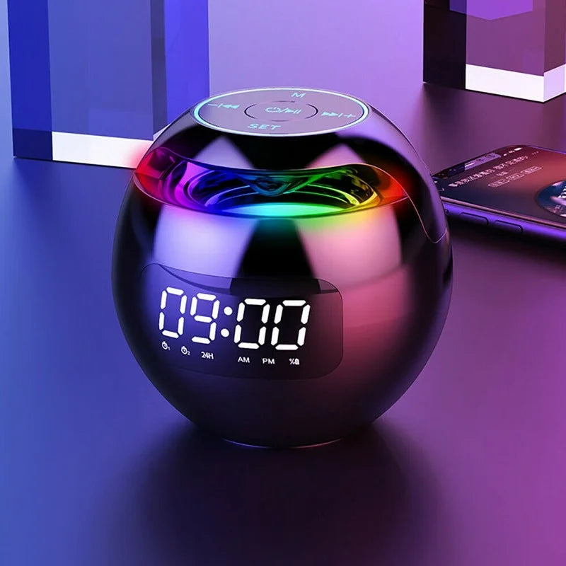 Digitaler LED Wecker Mit Bluetooth – Stylisches Nachtlicht Für Jeden Raum 1