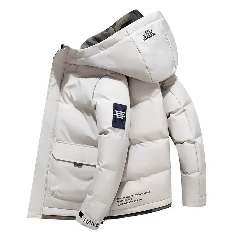 Herren Winter Daunenjacke | Mit Kapuze