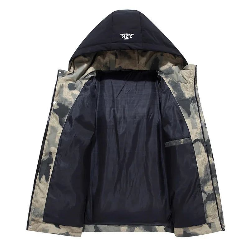 Herren Winter Daunenjacke | Mit Kapuze