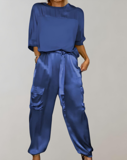 Alicia |  Conjunto de Lounge Cargo Suave como la Seda