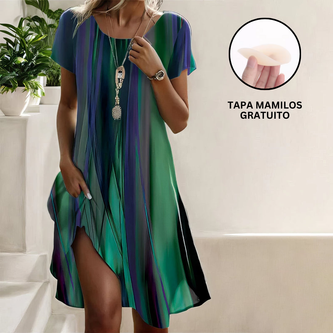Jamie™ | Boho casual haljina s degradiranim uzorkom