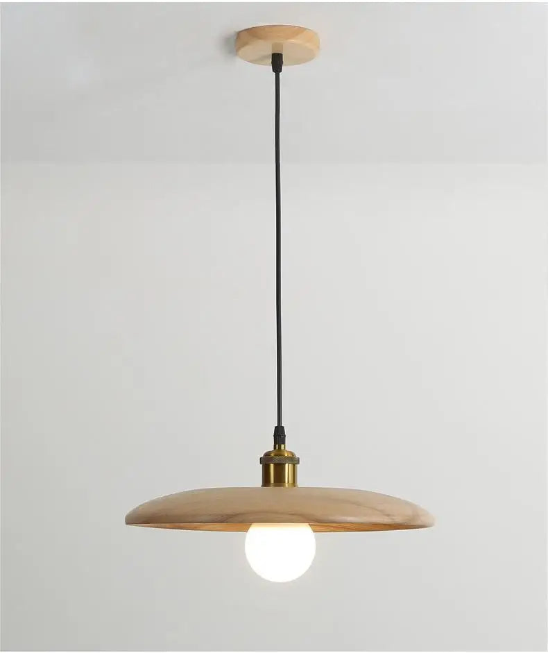 Wooden Pendant Lighting, Rustic Charm