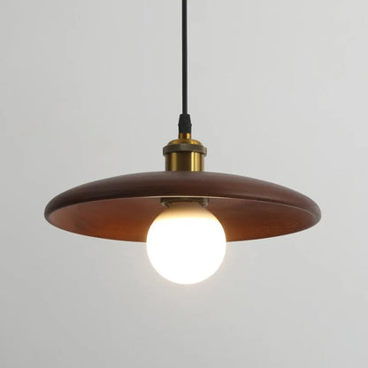 Wooden Pendant Lighting, Rustic Charm