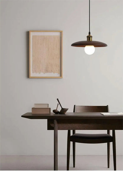 Wooden Pendant Lighting, Rustic Charm