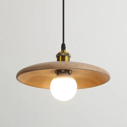 Wooden Pendant Lighting, Rustic Charm