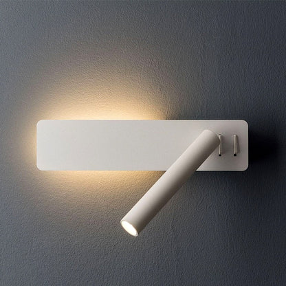 Drehbare LED-Lesewandleuchte | Schwenkbarer Spot | 2 Schalter Metall | Bedspark