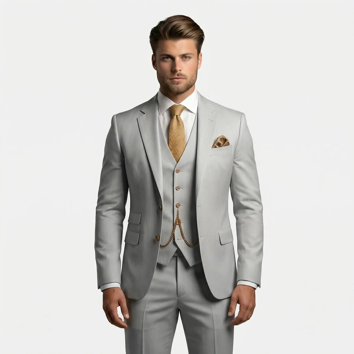 Dreiteiliger Slim Fit Anzug - Yannick